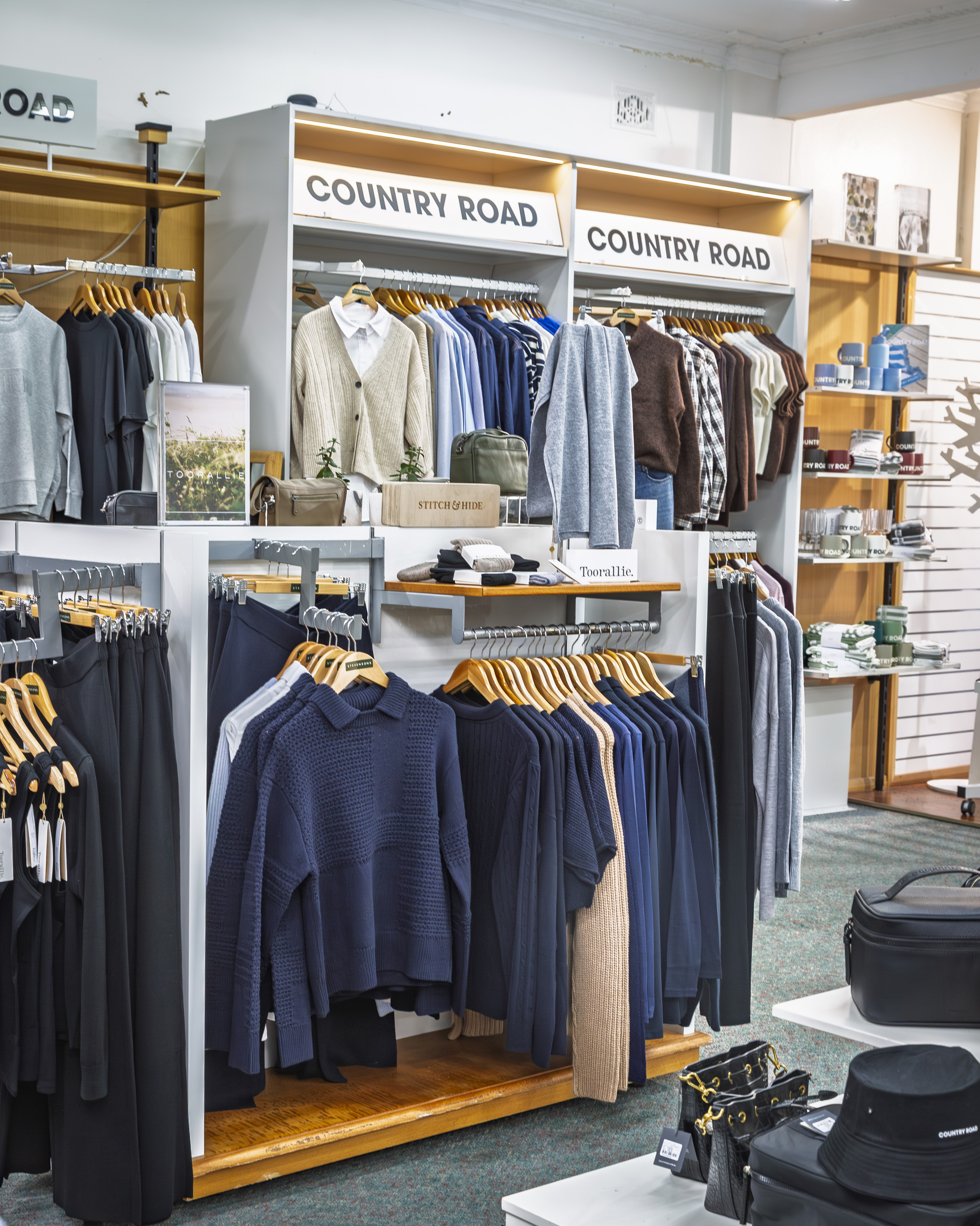 Inside Stevensons The Store — retail floor interior.
