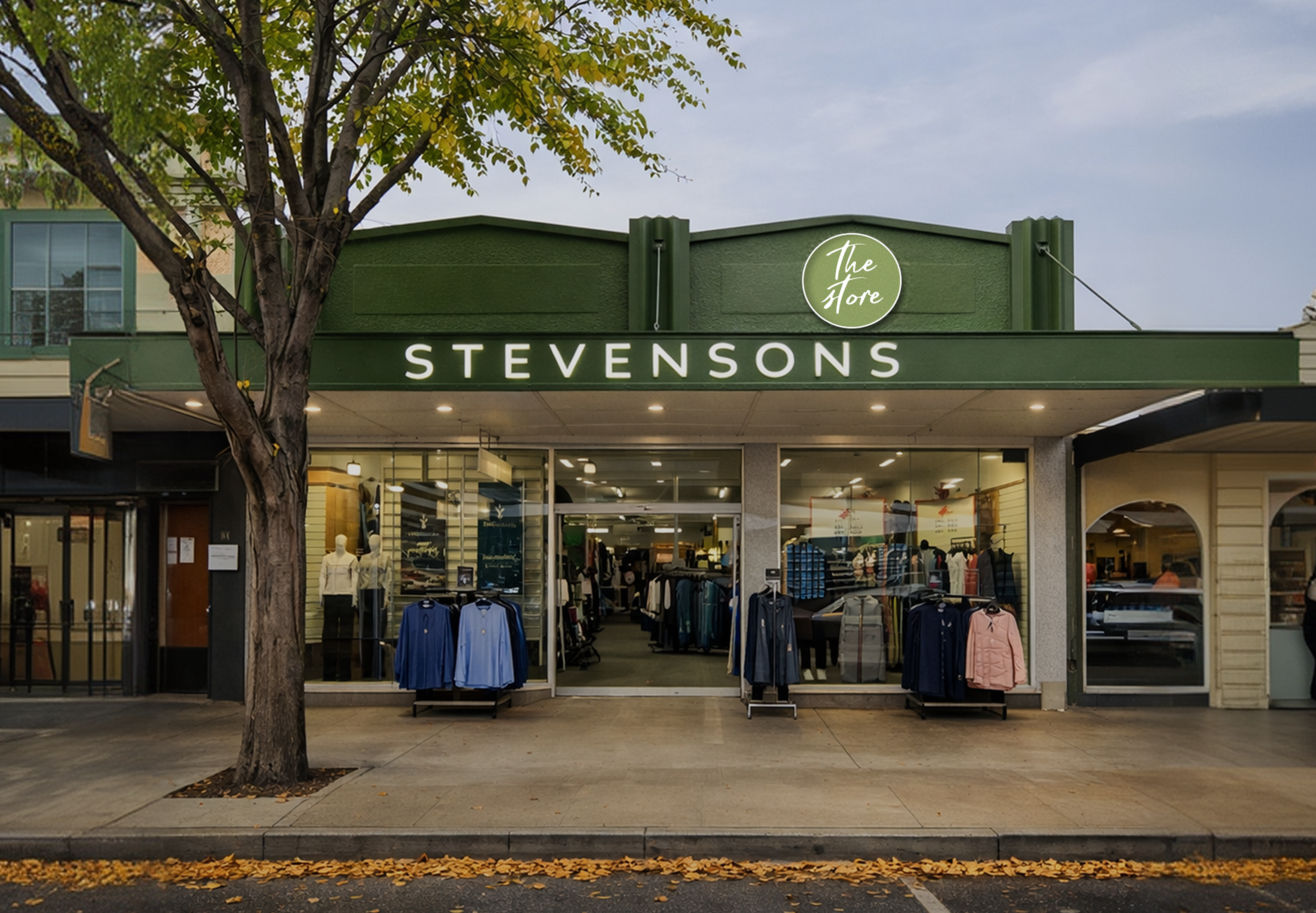 The storefront of Stevensons The Store on Wynyard Street, Tumut.